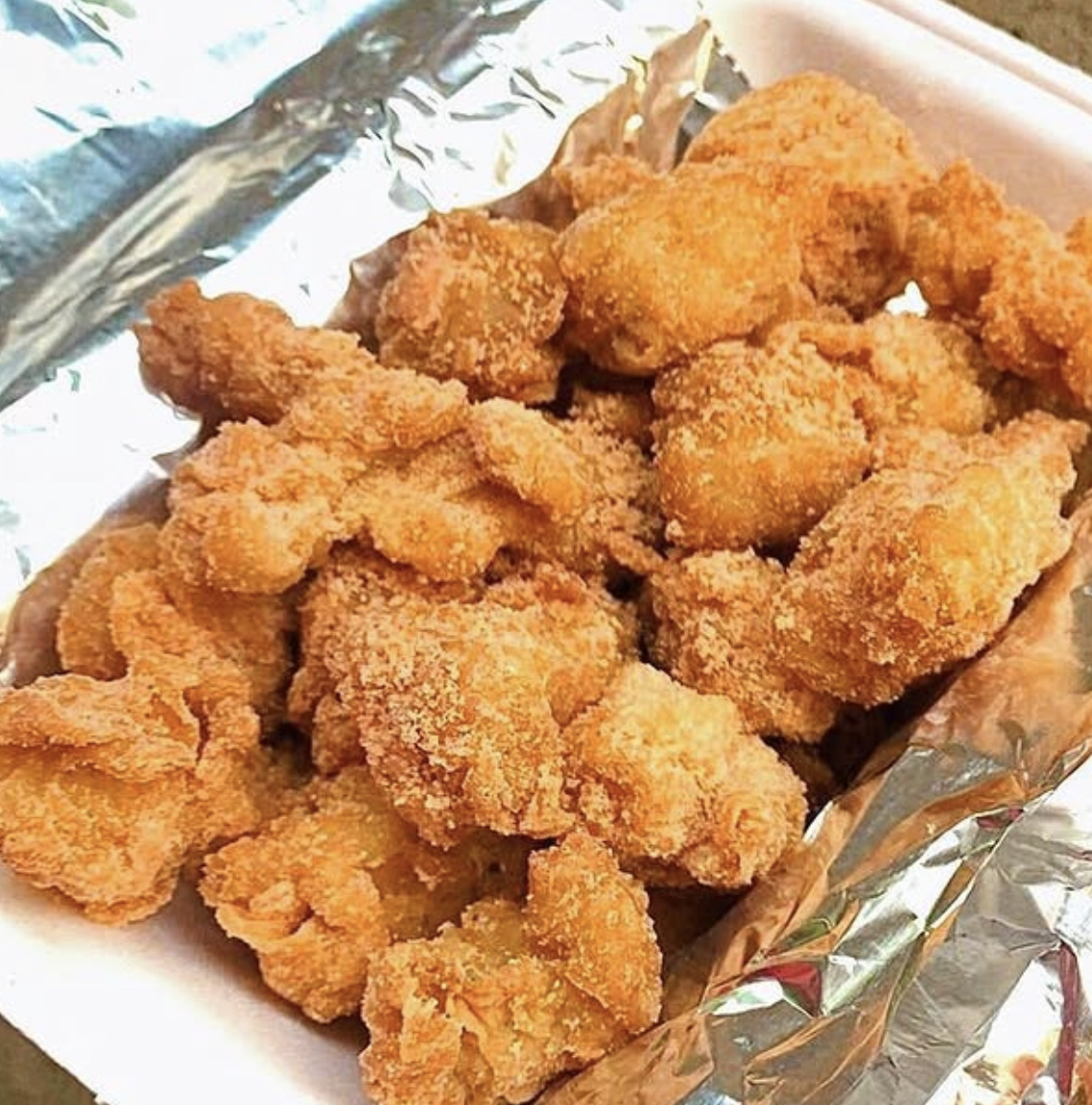 Gà popcorn lắc phô mai